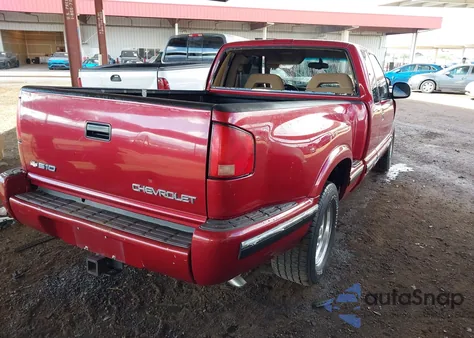 1997 Chevrolet S-10 Ls Sportside z USA, uszkodzony, nr VIN 1GCCS19X1V8114210